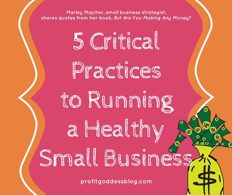 5 Critical Practices to Running a Healthy Small Business Blog Image