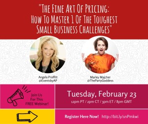 How To Make A Profit - The Fine Art Of Pricing: How To Master 1 Of The Toughest Small Business Challenges - Webinar InfoGraphic - http://bit.ly/1nPmkwi - #smallbiz #eventprofs #profit