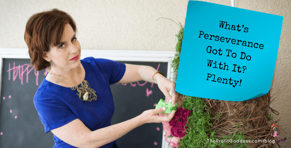 What’s Perseverance Got To Do With It? Plenty! | The Profit Goddess!