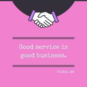The Best Customer Service Starts With You - Siebel Ad