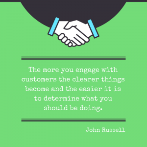The Best Customer Service Starts With You - John Russell quote
