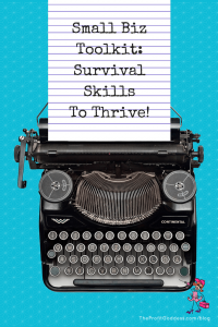 Small Biz Toolkit: Survival Skills To Thrive! - Pinterest title image