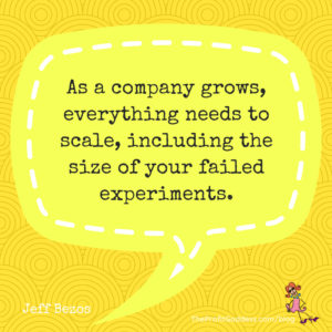 What Would Jeffrey Say? Top Jeff Bezos Quotes! - Jeff Bezos quote in yellow