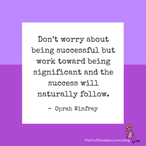 Keeping It Real! How To Set Realistic Goals! - Oprah Winfrey quote