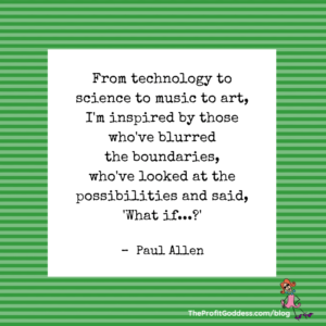 Paul Allen Quotes That Will Inspire You! - Paul Allen quote on green image
