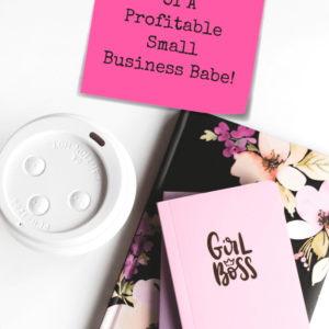 Confessions Of A Profitable Small Business Babe - Pinterest title image
