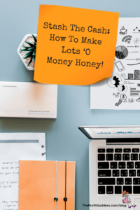 Stash The Cash: How To Make Lots ‘O Money Honey! - Pinterest title image