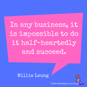 Secret Sauce To Be A Fierce Work From Home Mom! - Millie Leung quote