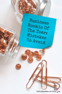 Business Rookie of the Year: Mistakes to Avoid - Pinterest title image