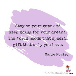 Goal Digger 101: The Quick & Dirty Guide! - Marie Forleo quote