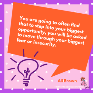 Business Inspiration From Top Entrepreneurs! - Ali Brown quote