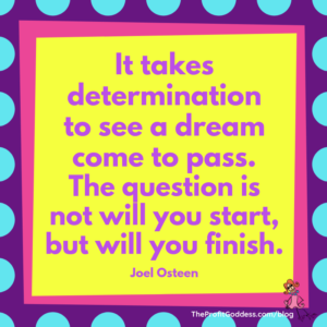 Make Determination Your Power Tool For Success! - Joel Osteen quote