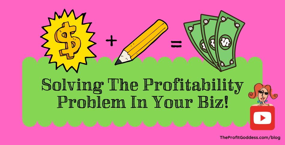 Solving The Profitability Problem In Your Biz! - blog title image