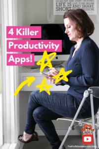 4 Killer Productivity Apps! - Pinterest title image